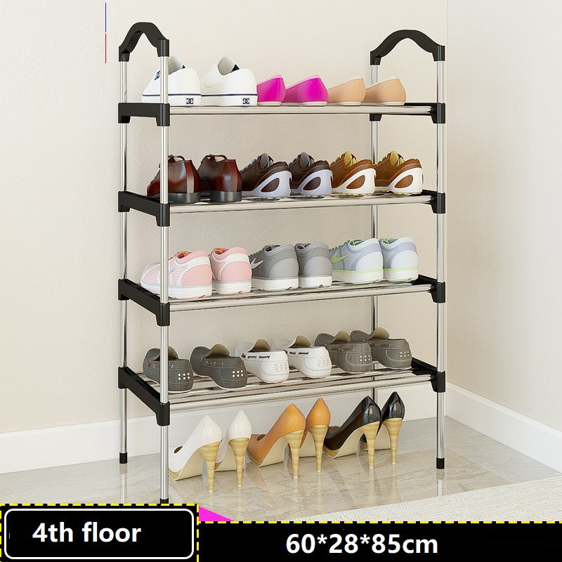 Canvas standing shoe rack shoes