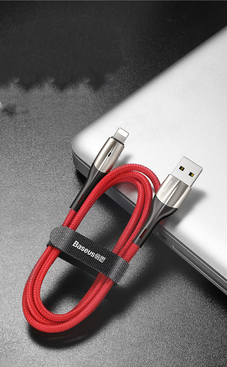 Compatible with Apple, Baseus Horizontal Data Cable Lightning Interface Data Cable Iphone11 Mobile Phone Fast Charge Apple X Smart