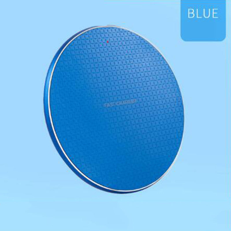 Round Mobile Phone Wireless Charger Ultra-thin 10w Aluminum Alloy