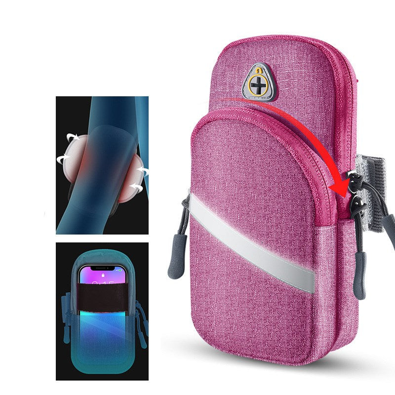 Running mobile phone arm bag