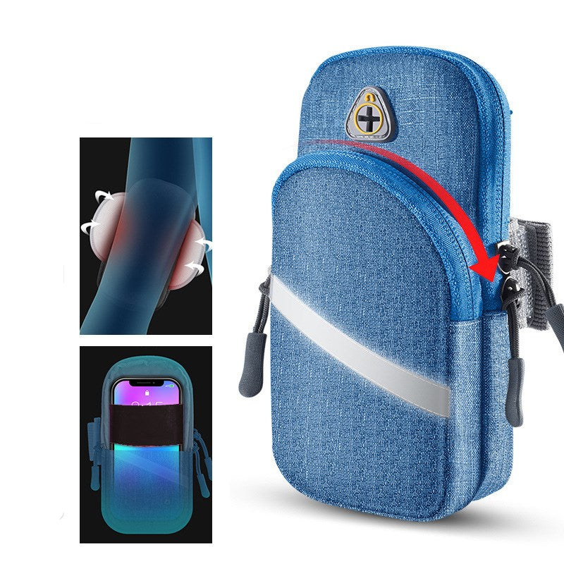 Running mobile phone arm bag