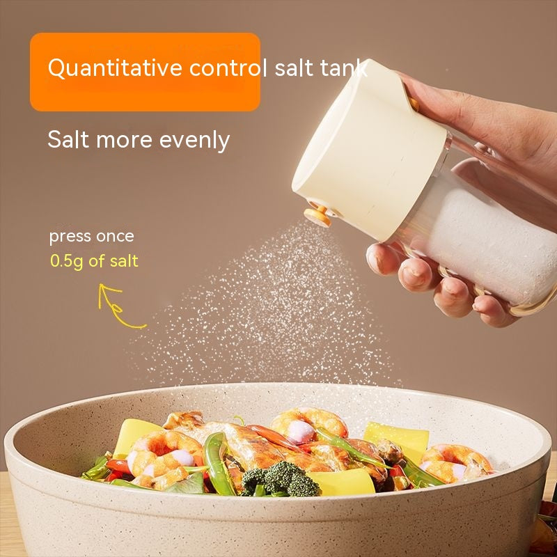 Quantitative Salt Jar Glass Seasoning Jar Seasoning Bottle