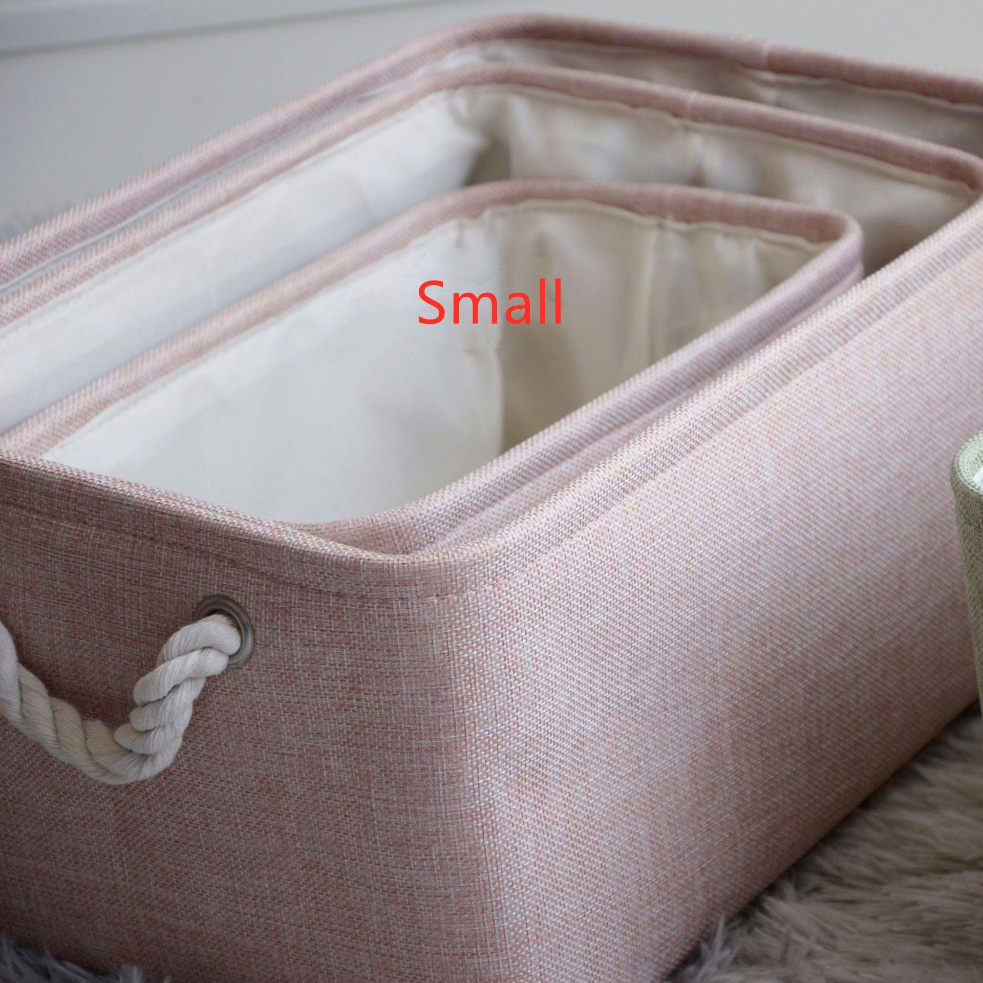 Nordic Japanese fabric storage basket