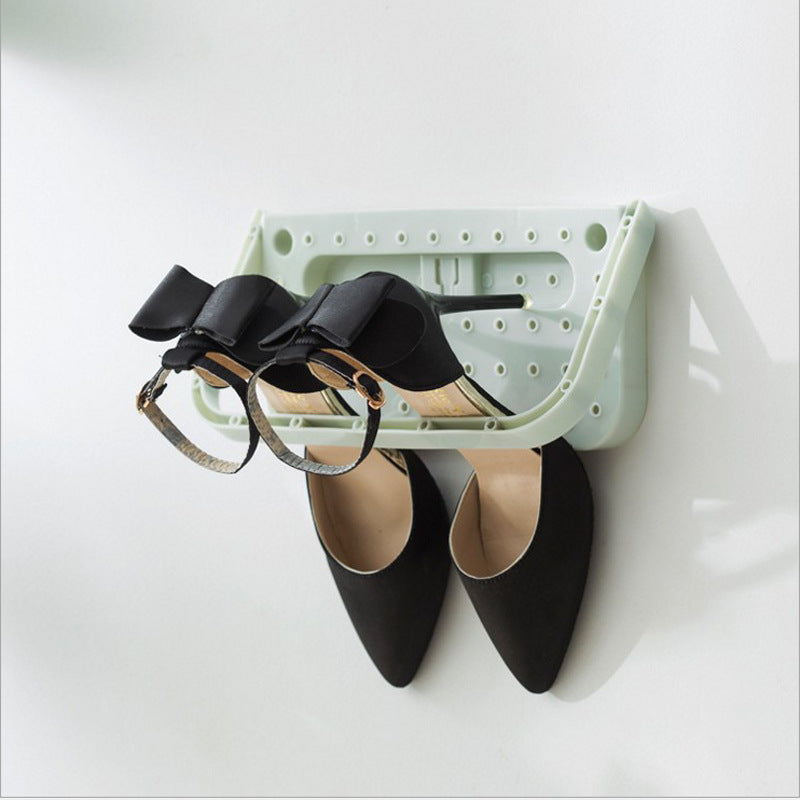 Wall-mounted Shoe Rack Home Storage Three-dimensional Wall Slippers Shelf High Heels Sports Shoes Storage Rack