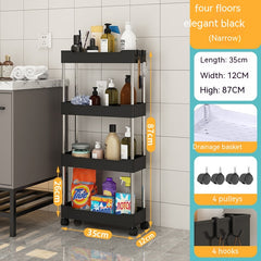 Household Floor Trolley Rack