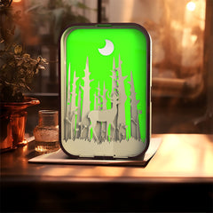 Woodcarving Light Creative Gift Minimalist Bedside Night Light Decoration Desktop Decoration Birthday Gift