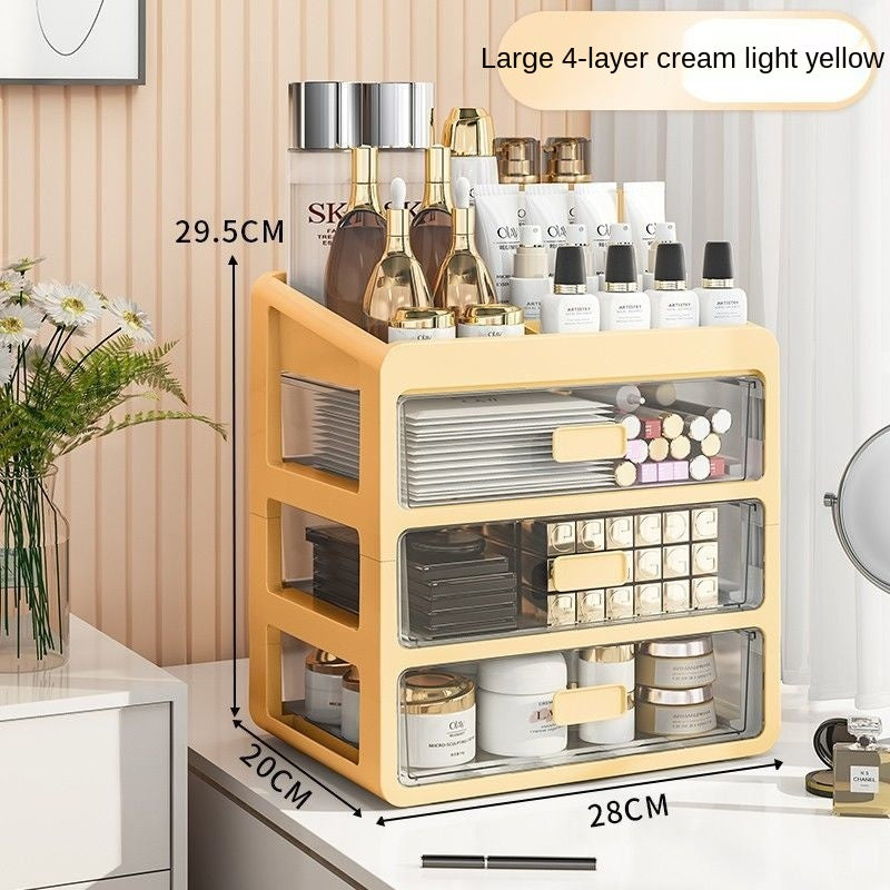 Desktop Transparent Drawer Cosmetic Storage Box