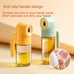 Glass Spray Oil Bottle Jar Anti-leakage Air Fryer