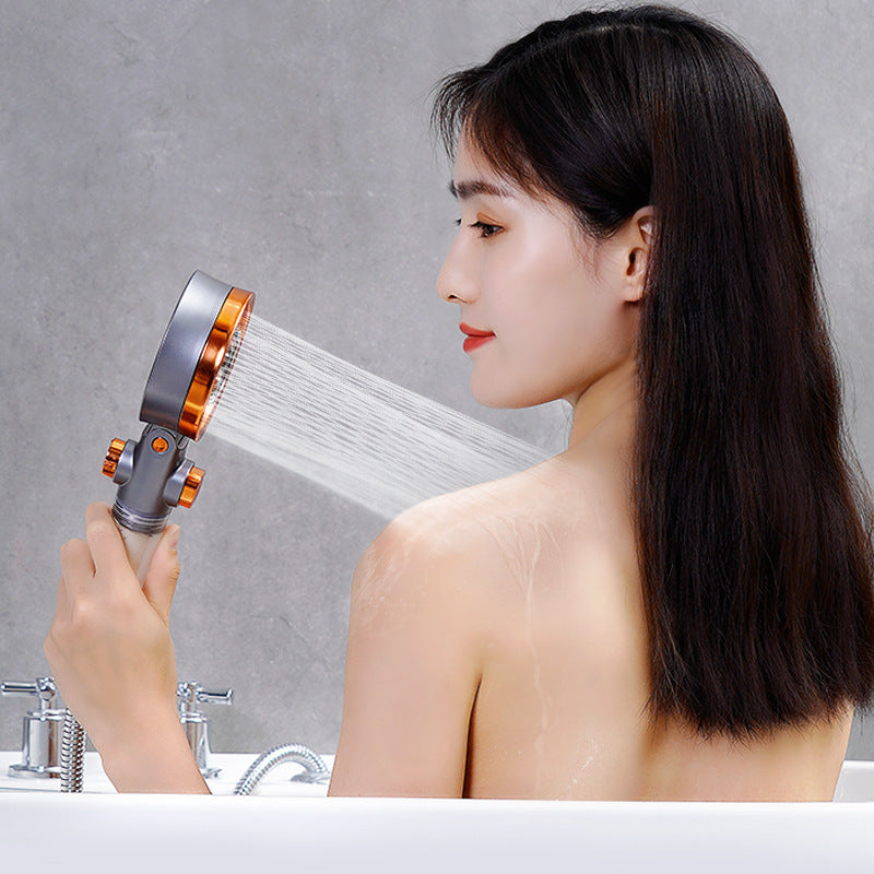 Filtered Water Shower Three-gear Pressurized Water Stop Dechlorination Skin Care Beauty Shower Head