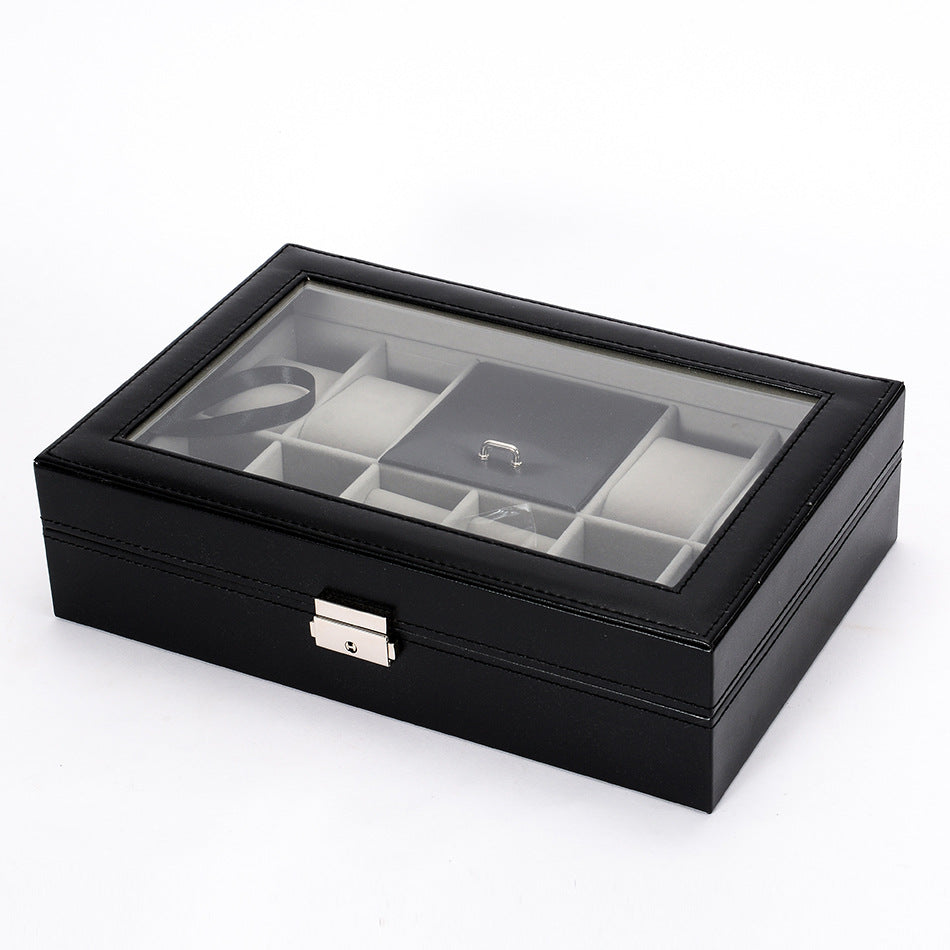 Pu jewelry storage box