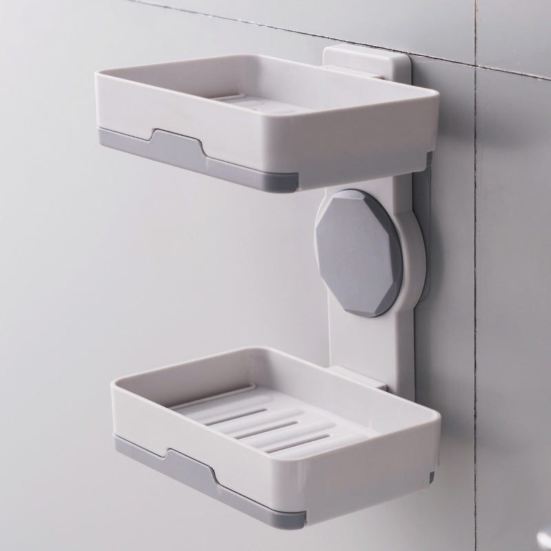 Rotating Creative Drain Double Soap Holder