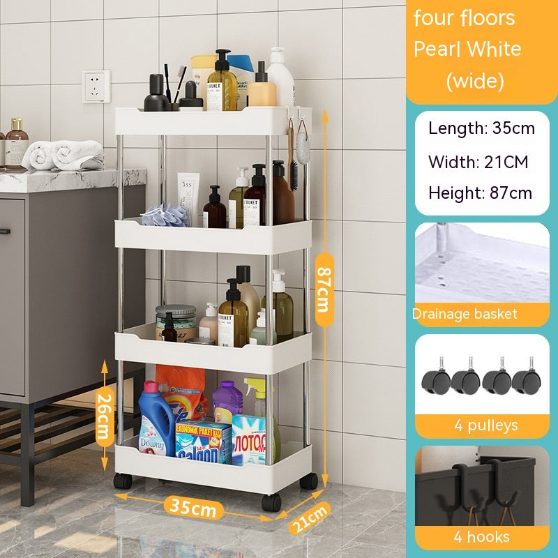 Household Floor Trolley Rack