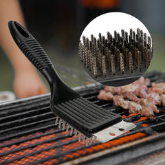 Barbecue cleaning steel brush