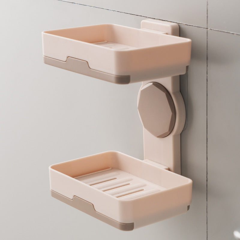 Rotating Creative Drain Double Soap Holder