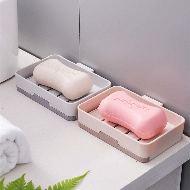 Rotating Creative Drain Double Soap Holder